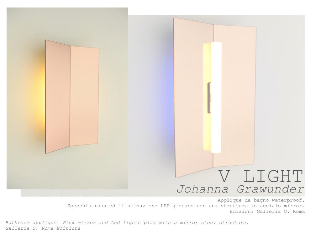 #VLight #JohannaGrawunder #grawunder #appliques #bathroom #light #mirror #pink #blue #linestra #design #lightdesign