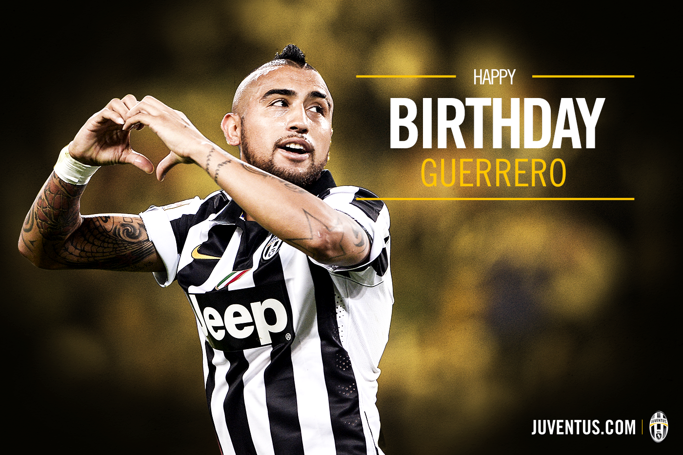 Happy Birthday Arturo Vidal. 