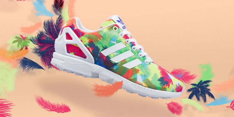 adidas zx flux color splash