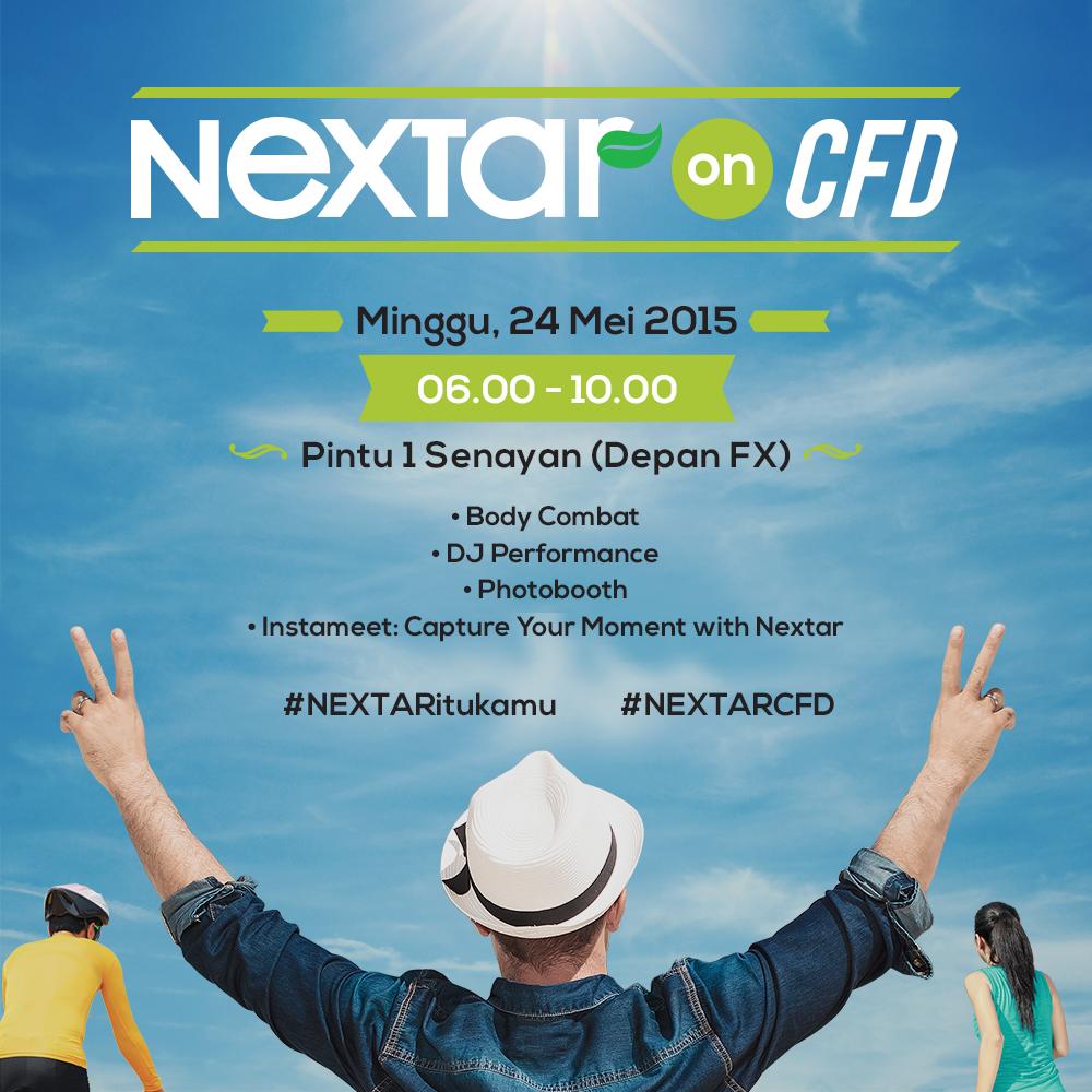 hayjer's tweet photo. Yg hari Minggu bsk rencana CFD-an di Senayan, Nextar bikin acara seru di sana!! #NEXTARitukamu #NEXTARCFD http://t.co/G0KYipBN7T