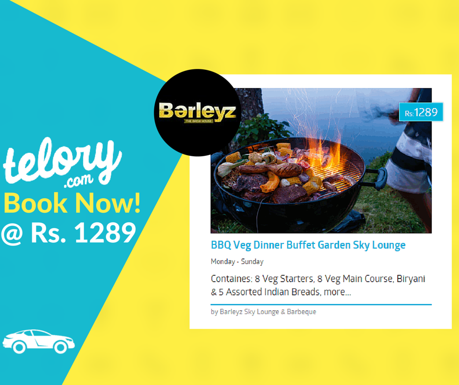 mytelory's tweet photo. Book #BBQ #Dinner Package at Barleyz with #teloride & get amazing dining experience http://t.co/VXZHMuOaxs #bangalore http://t.co/tbwm9FeVeX