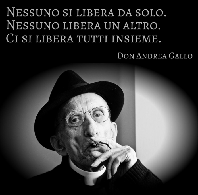 Libreriamo's tweet photo. Il #22maggio del 2013 si spegneva #DonGallo. Vogliamo ricordarlo. http://t.co/w1Hn8CiDe9