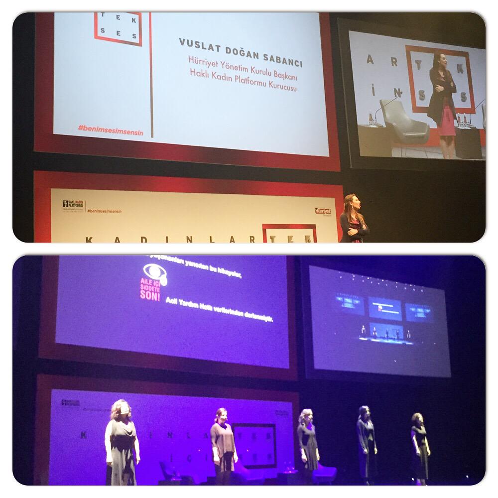 YoncaEvcimik's tweet photo. Kadinlar için TEK SES panelindeyim ... Haklı Kadınlar platformu. #benimsesimsensin http://t.co/VYALDLFEn0