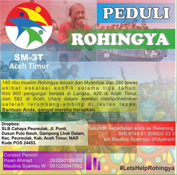 risdianisetiawn's tweet photo. Tak pernah bosan mengajak kalian untuk membantu mereka #SaveRohingya #LetsHelpRohingya http://t.co/4yPDROZlyM