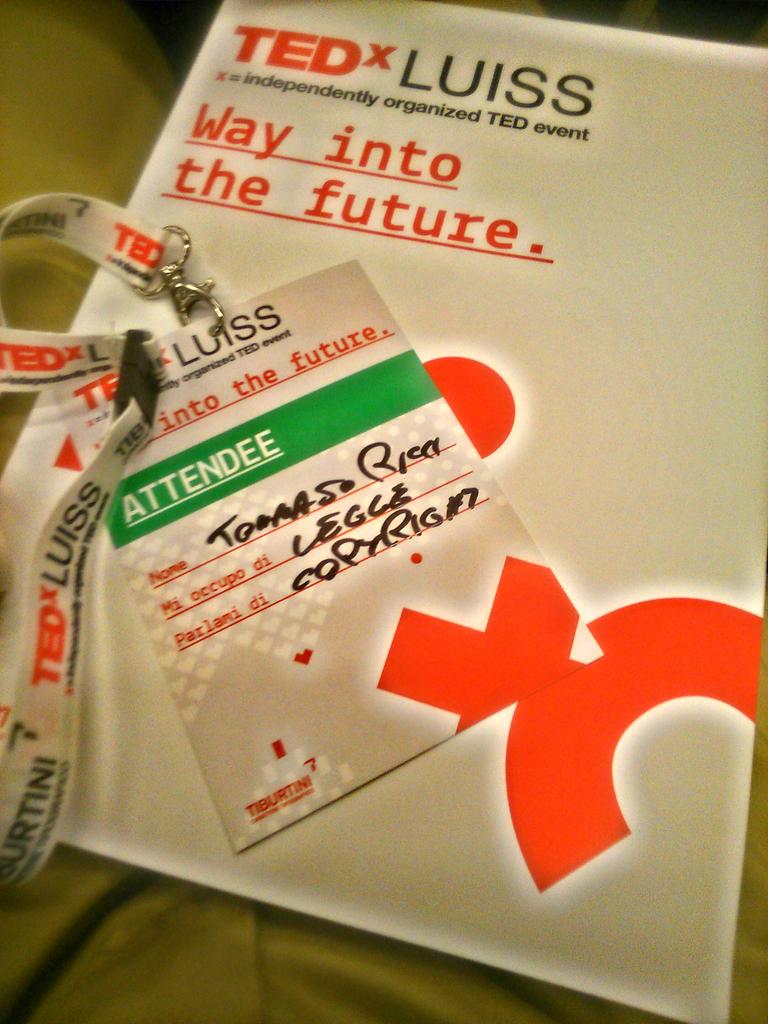 t0mm4s0r1cc1's tweet photo. #live #TEDxLUISS #wayintothefuture http://t.co/pzaP1H0tll