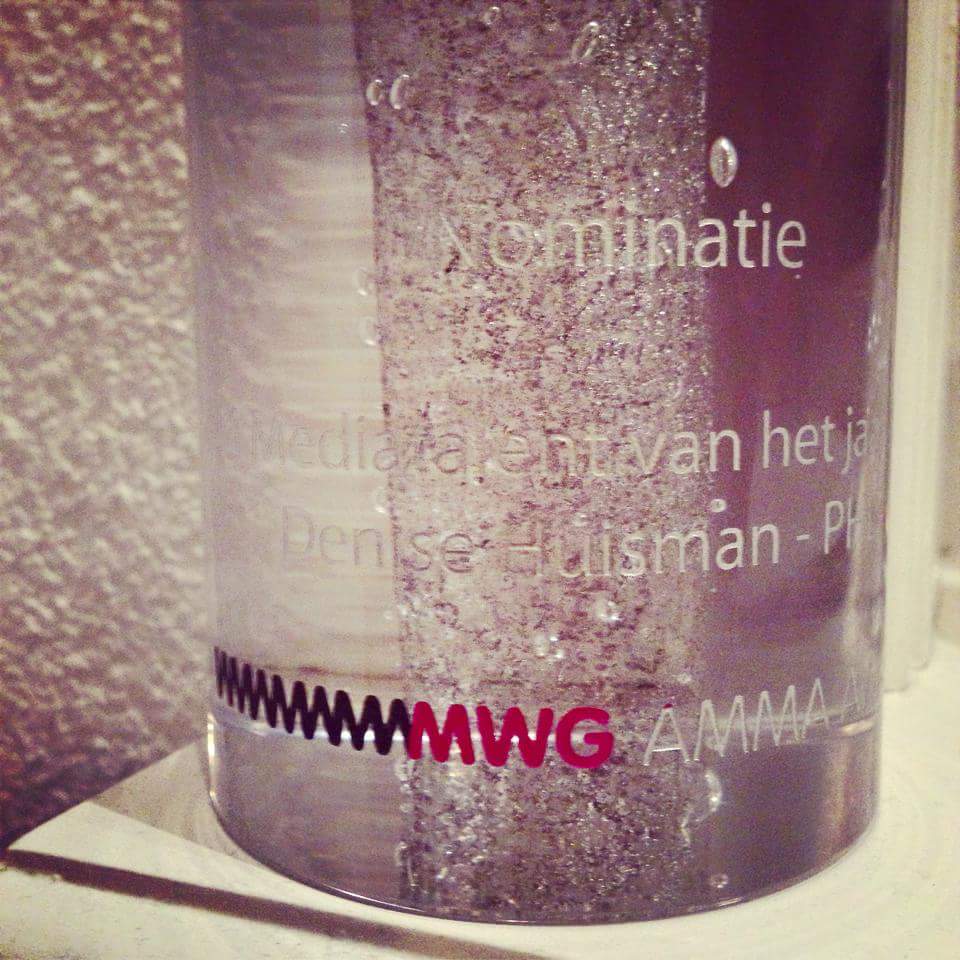 phdnederland's tweet photo. Beter een halve AMMA dan helemaal geen #amma15 . YIM Mediatalent. Voor ons ben je de beste Denise. @Deen_1984 http://t.co/uYa9TMtzVZ