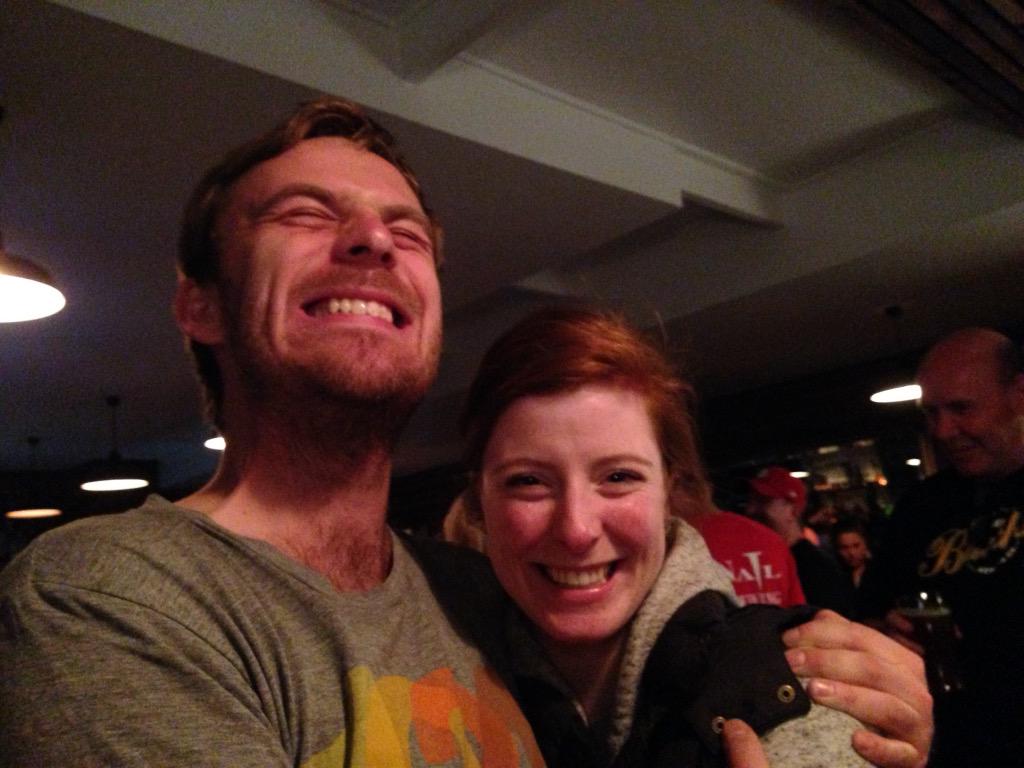 Raise1glass's tweet photo. Just hanging out with this legend @malthouse #Wellbourne http://t.co/cRneyt29gp