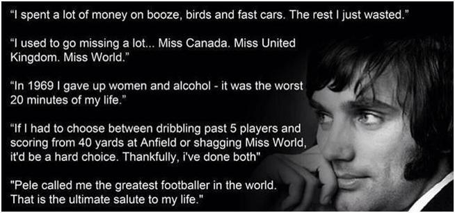 Happy Birthday to George Best. A true footballing legend. RIP 