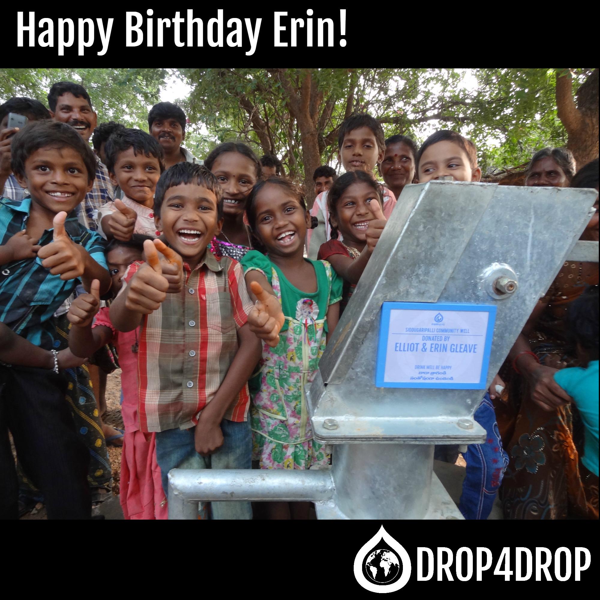Happy Birthday to A huge thank you from the team and the Siddugaripalli community 