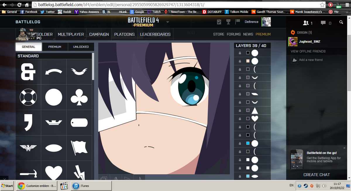 BF4 Emblem Album  Emblems, Anime, Funny jokes