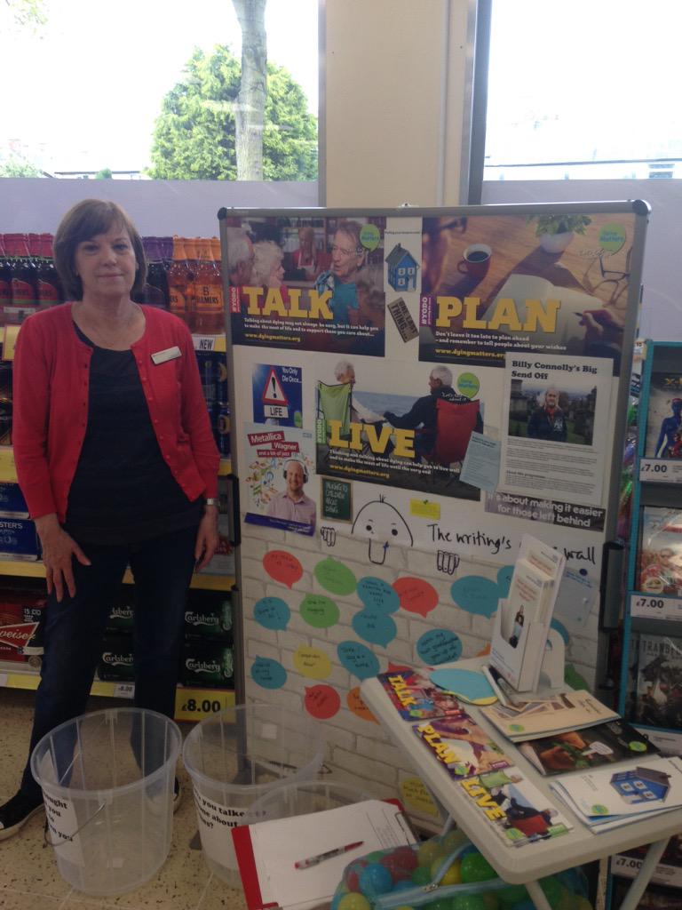 kpconnected's tweet photo. Come and visit val from and I at bildworth track and see our #TalkPlanLive for @DyingMatters week http://t.co/IzVzjprzjH