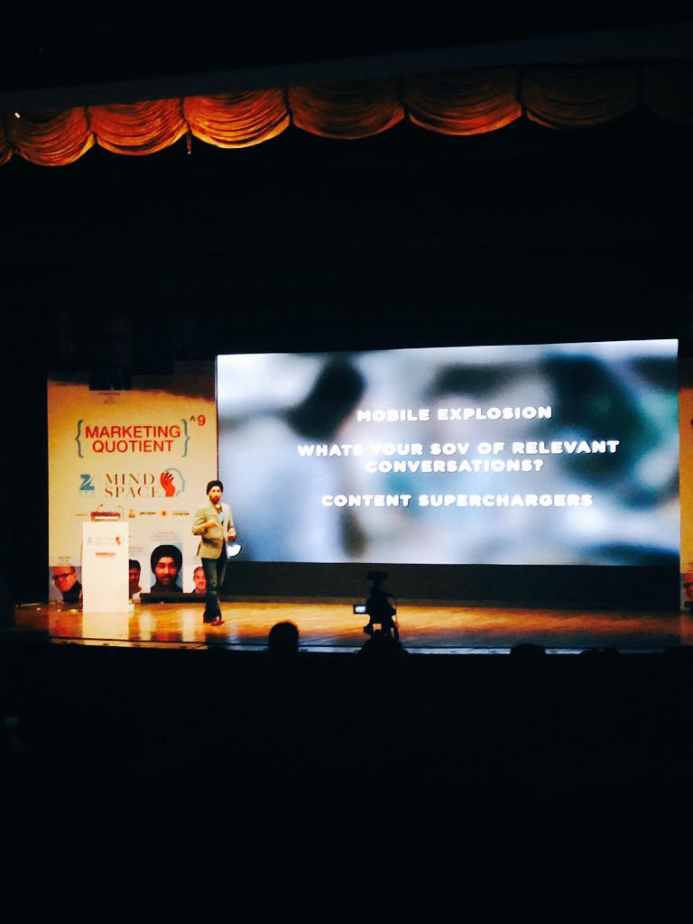 Shruti_1091's tweet image. Interesting thoughts on content consumption by @parrysingh  #MobileExplosion #zeemelt15