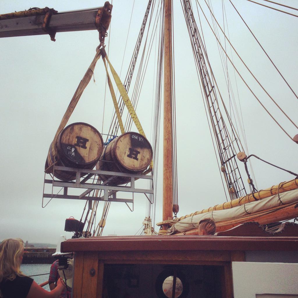 First delivery of the day made