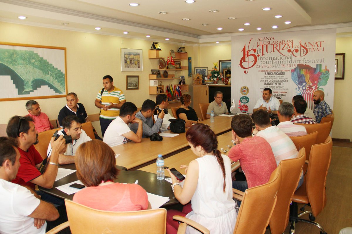 #FestivaldemekAlanyademek 15. Alanya Uluslararası Turizm ve Sanat Festivalimiz ile ilgili basın toplantısı düzenledik