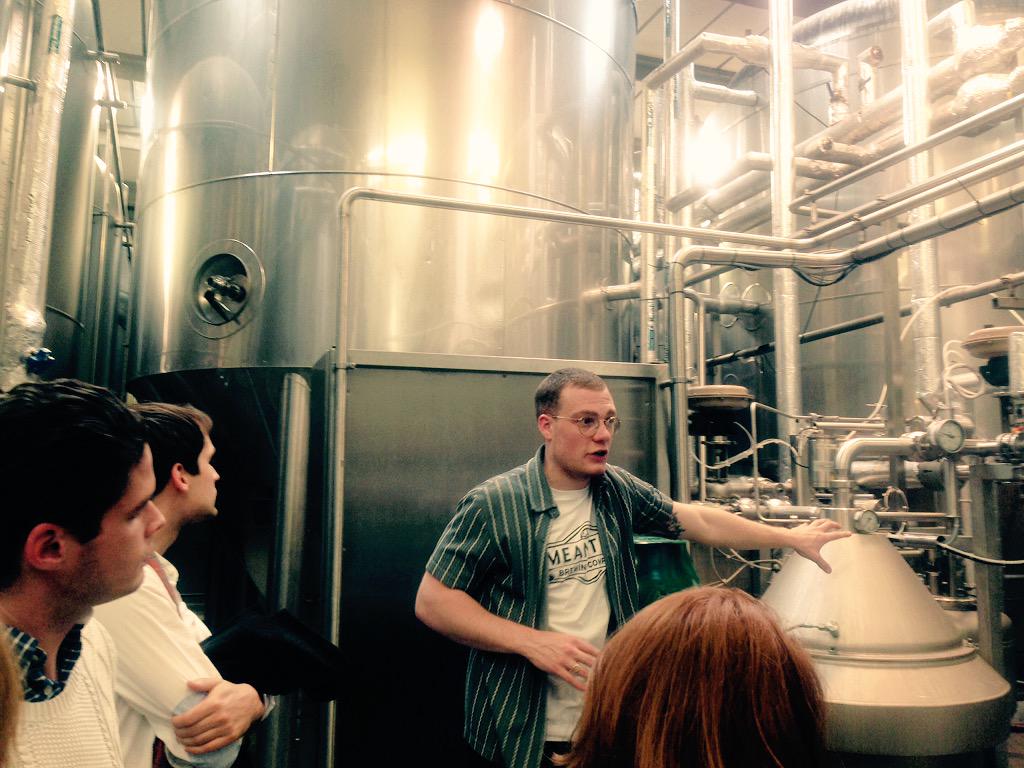 Cognosis's tweet photo. We had a fantastic tour of @MeantimeBrewing yesterday with our brilliant guide Jethro. The Yakima Red went down well! http://t.co/Wu8PJXuIHE