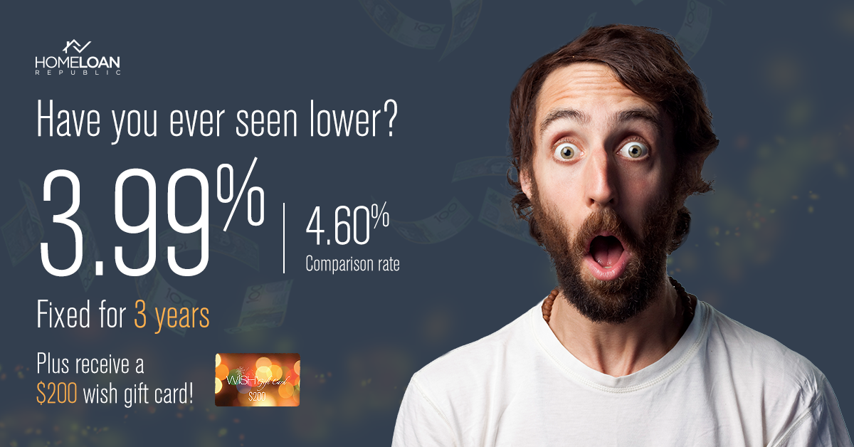 HomeLoanRep's tweet photo. Have you seen a lower interest rate? New 3.99% 3 year fixed rate: http://t.co/fZ7yUElUU0 #homeloans http://t.co/DhZ83nbXOt