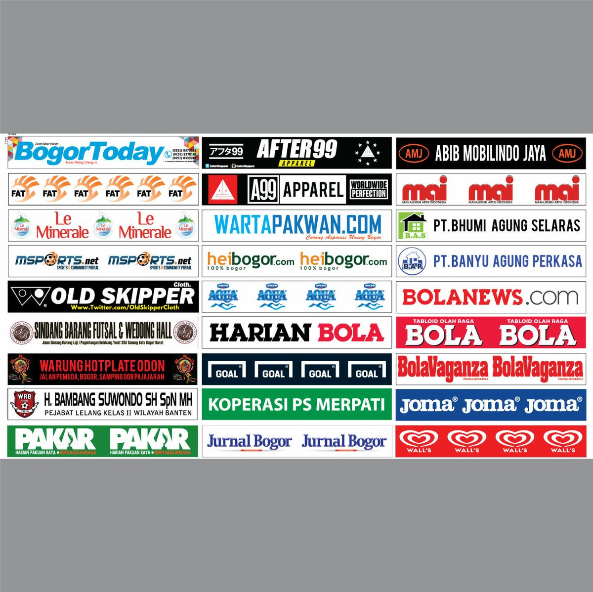 Ngahaturkeun nuhun ka sadayana, anu tos kersa ngadukung acara trofeo charity #KamiRinduSepakbola cc <a href="/maniakbajubola/">MBBBOGOR.COM</a>