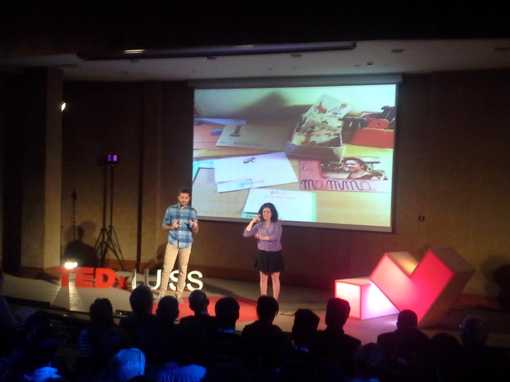 TEDxLuiss's tweet photo. Alessandro Abbate studente @UniLUISS vincitore #TEDxLUISS contest racconta suo sogno di carriera con un senso in meno http://t.co/ksMlJ66yRf