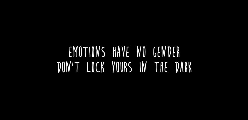TheSchoolOfLife's tweet photo. Emotions are genderless. A powerful message from #SwitchOnTheLight:  http://t.co/PwGjV4OKYF http://t.co/L7gQDjUsMH
