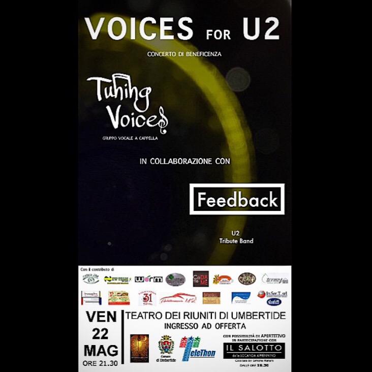 GiuliaAntGD's tweet photo. TONIGHT! #U2 #vocalgroup #tuningvoices http://t.co/dGfNHRVegG