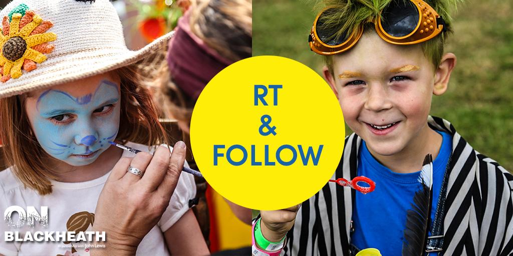 ONBlackheath's tweet photo. RT &amp; FOLLOW to #WIN a pair of tickets to #OnBlackheath! You have until 1800 to grab your chance 🎉 http://t.co/dTCrtqh2xR