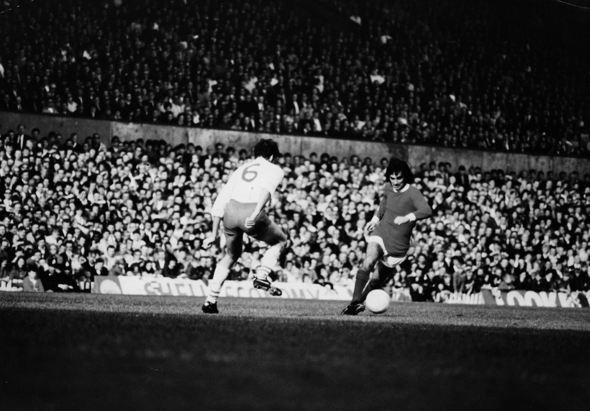 Sir Matt Busby \"He was able to use either foot - sometimes he seemed to have six.\" Happy Birthday George Best! 