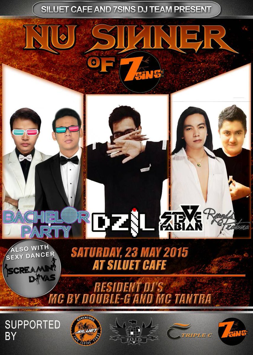 Tomorrow ! NuSinners has born ! DJ DZIL will have his debut at Siluet Cafe Malang ! Feel free to come !