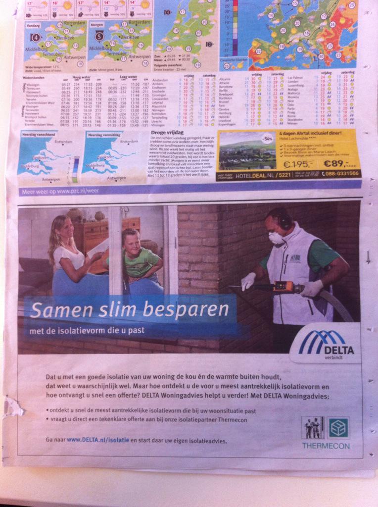 We staan in de krant! Samen slim besparen met <a href="/DELTAnv/">DELTA N.V.</a>