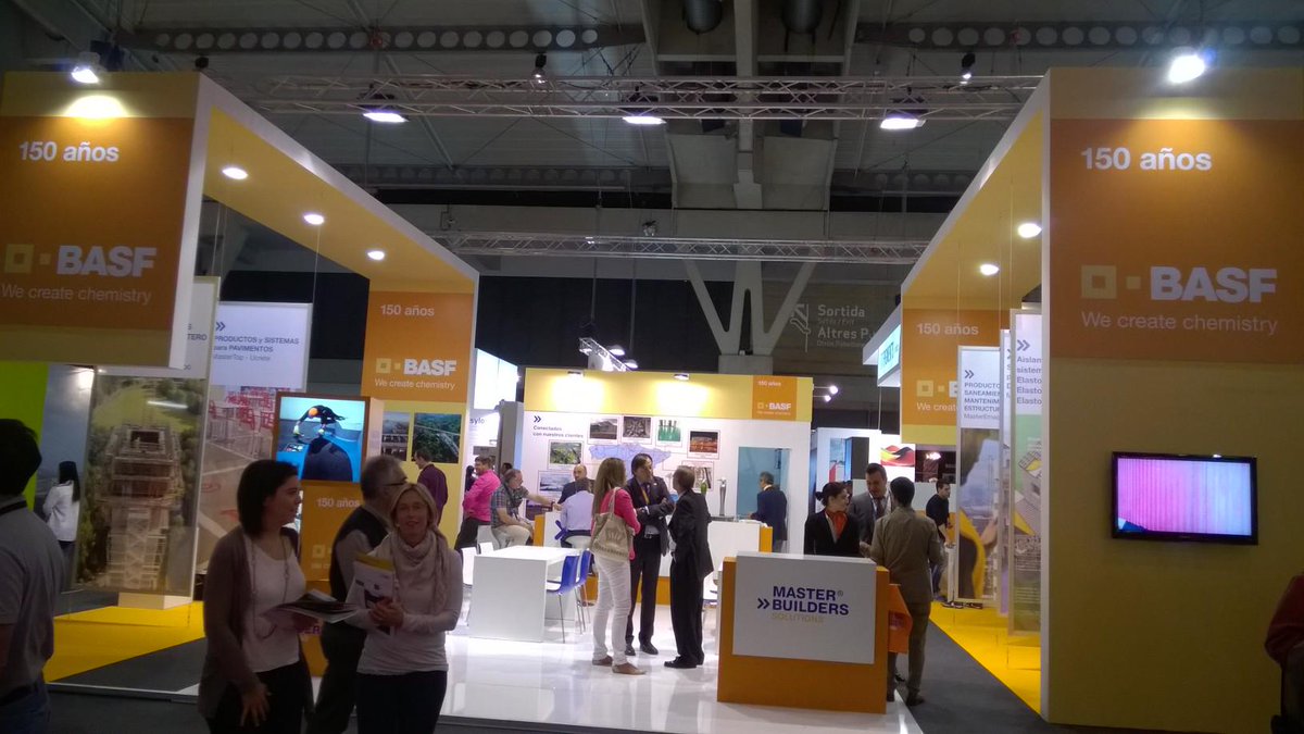 BASF_ES's tweet photo. ¿No has visitado aún nuestro stand en #Construmat2015? Estamos hasta el sábado ¡Conecta con nosotros! http://t.co/tdp6ILKUv1