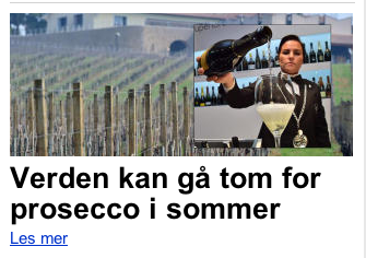 Kan de ikke bare drikke Champagne?