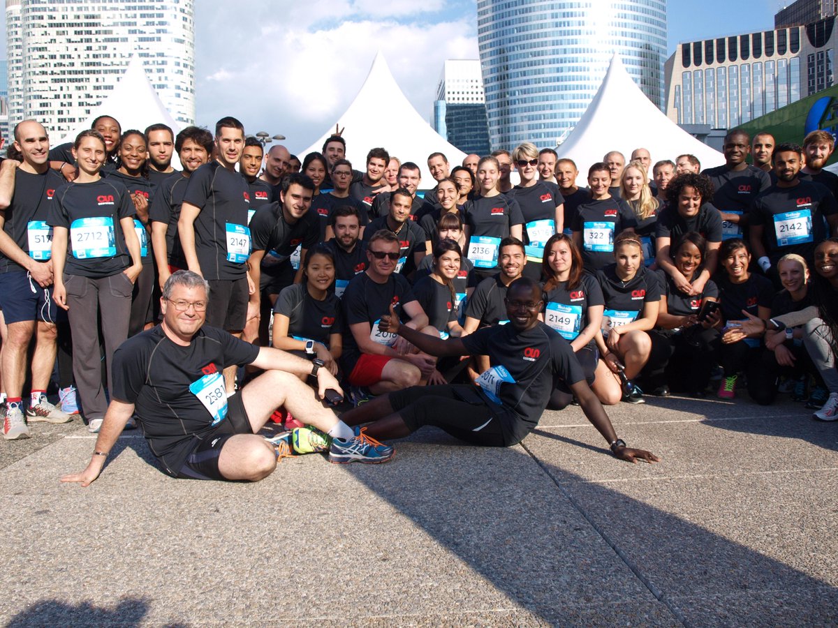 Assystem's tweet image. Bravo à tous les participants @RunatWork hier &amp;amp; chapeau bas aux 80 coureurs #Assystem! #TeamASY #RunatWork #LaDefense