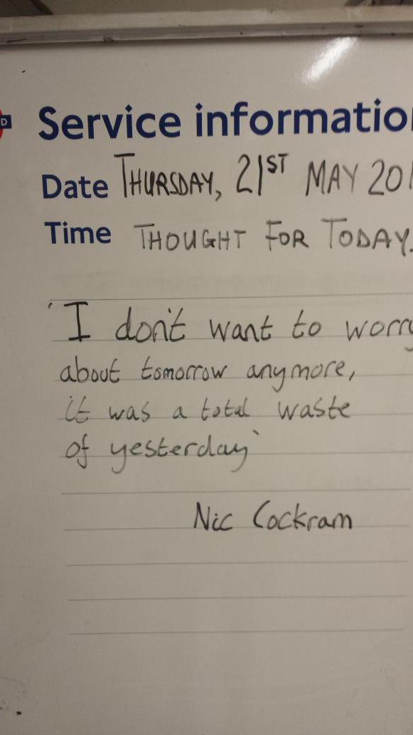 SharonGChiara's tweet image. *note 2 self* 4 when I like 2 worry start of #interim assgnt #projectmgnt goes awry #inspiration #quote @northernline