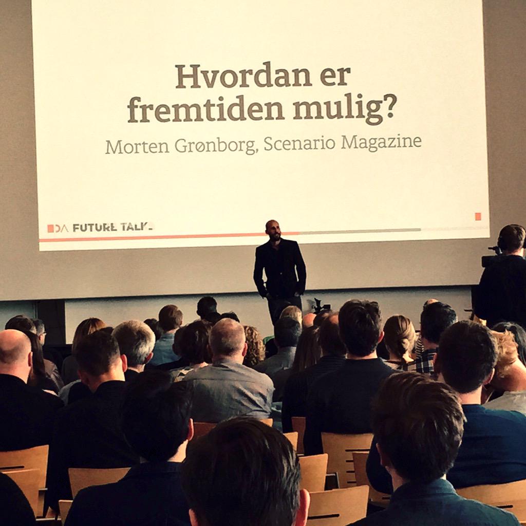 Morten Grønborg opening the #IDAfuturetalks #cifsactivities