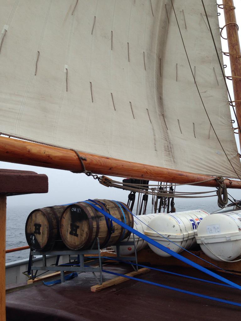 Under sail on the beautiful <a href="/thebessieellen/">Bessie  Ellen</a>