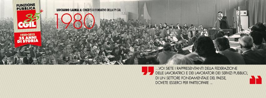 FpCgilNazionale's tweet photo. #35diFp. 1980-2015, 'esserci per contare'. 35 anni dopo siamo qui, sempre #lavoropubblico. (http://t.co/k5NTb7Y0W7) http://t.co/SmfqHjNog6