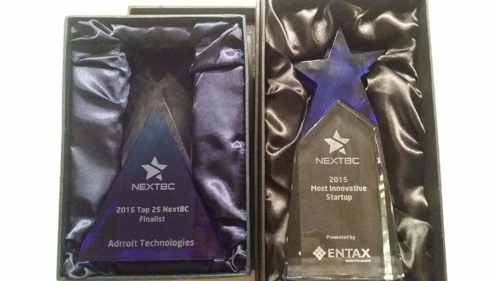 mohammada7's tweet photo. @adrroit was awarded most innovative startup of BC last night @DigiBC #NextBC so proud of my team, hard work pays off http://t.co/vMoM6vbrtb
