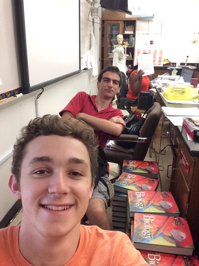 Conquered Ms. Phillips' desk 12:07 P.M.