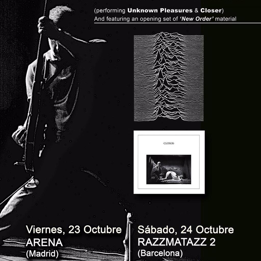 Very happy to be returning to Madrid &amp; Barcelona in October! Tickets are on sale now via ticketea.com