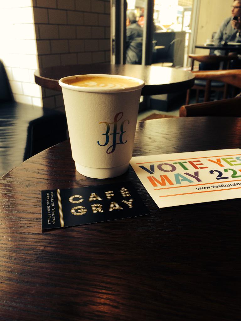 cafegraydublin's tweet photo. You know what to do! #VoteYes #YesEquality http://t.co/8SRkupajLb
