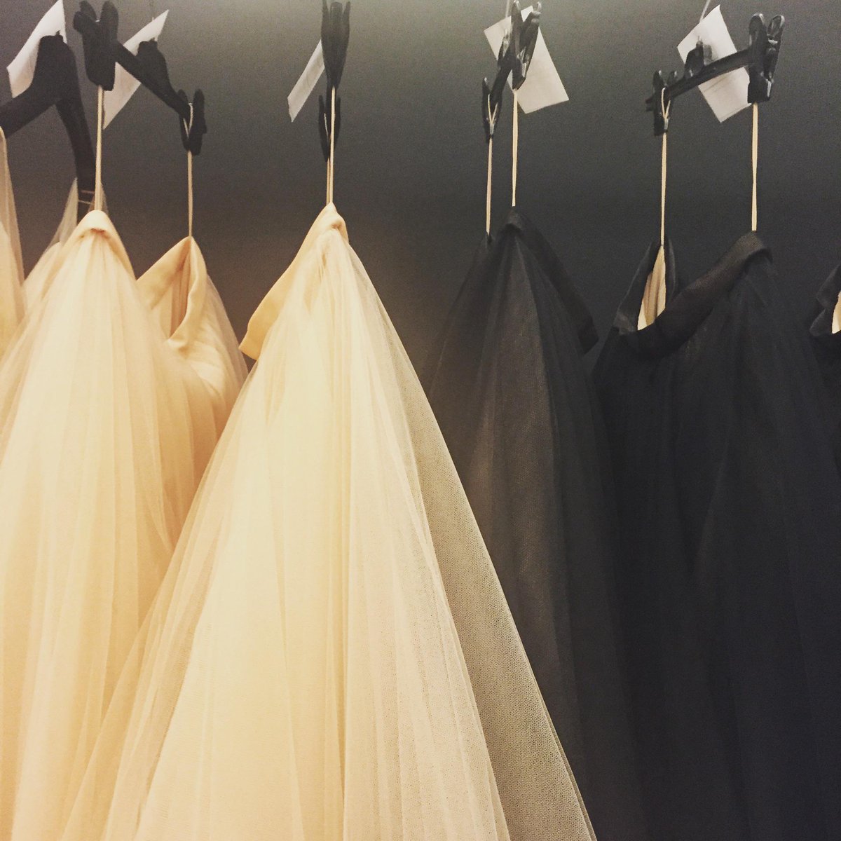 Those (tulle) skirts are meant for wearing &that's just what they'll do! #CCbyCostarellos #atelier #craftsmanship