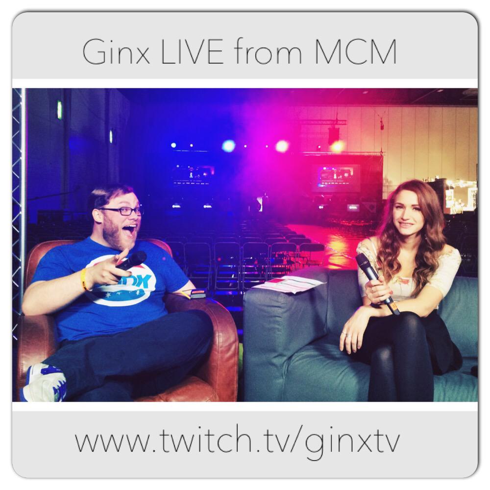 SquidGaming's tweet photo. Join us over at http://t.co/R4ZjI7lpKU &amp; virgin ch.286 for #GinxLIVE at @MCMComicCon at 6pm! http://t.co/3Qdo0KB9xq