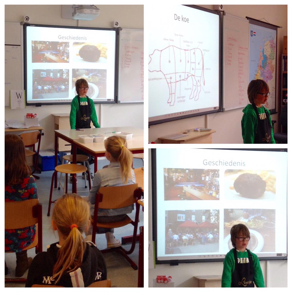 We zijn al #spreekbeurt materiaal @cafeloetje !