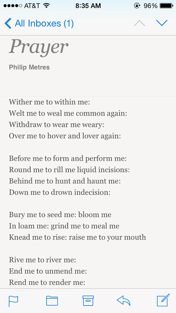 Batya_G's tweet photo. It's a fantastic day to be startled by poetry in your inbox. http://t.co/bxA0u5CXlL