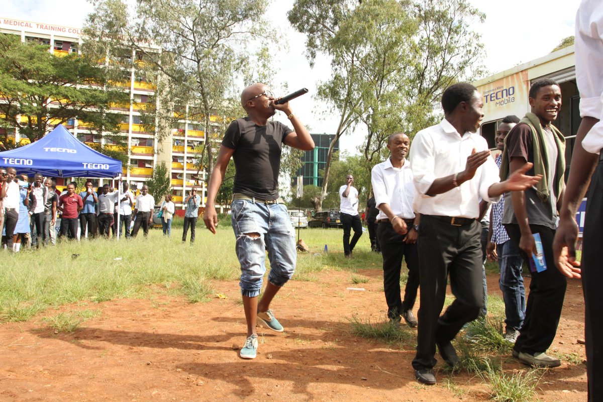 TECNOMobile254's tweet photo. DNA holding it down at the KMTC #BoomClubChallenge http://t.co/BGQQUnyb0G