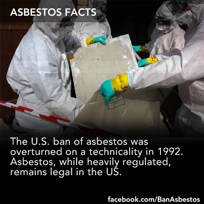 BanAsbestos's tweet photo. The ban was overturned in 1992; we need to reverse that before more people are hurt! #BanAsbestos #mesothelioma http://t.co/QuXerAZjGO