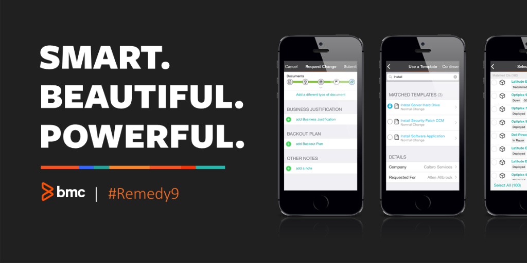 BMCSoftware's tweet photo. #SmartBeautifulPowerful:  #Remedy9 is the future of IT. http://t.co/hePWEcUghZ http://t.co/yhebg9HlE6