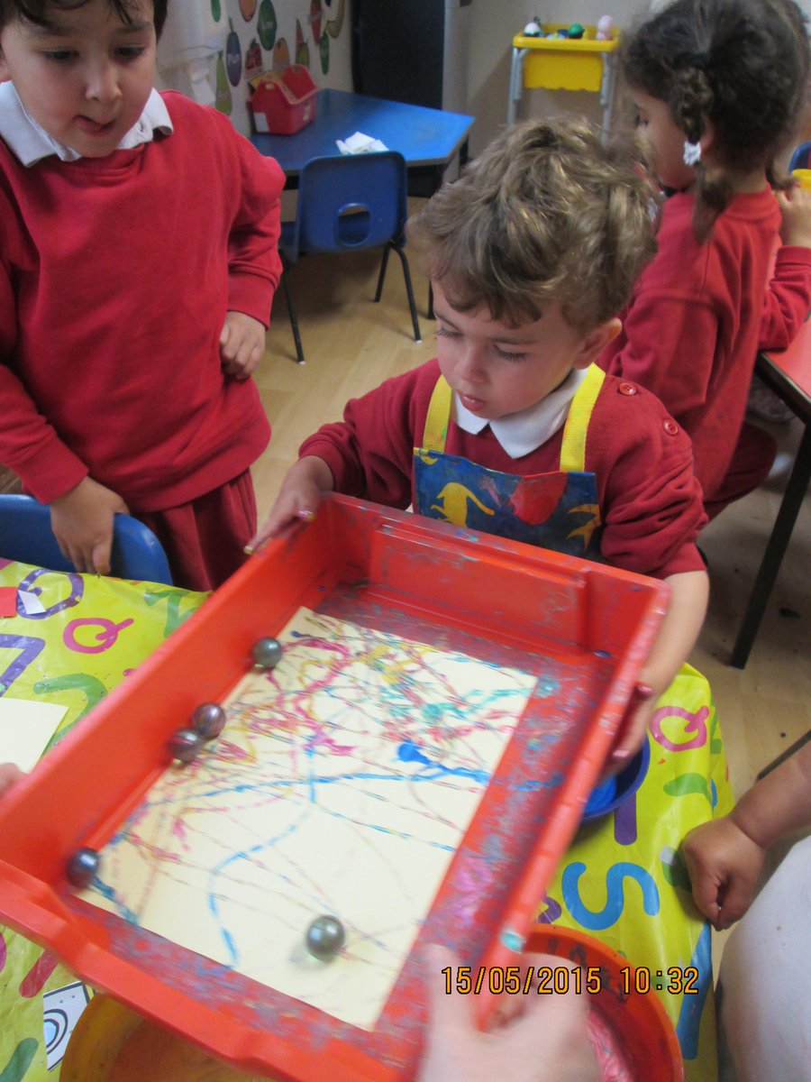 RavenstoneTLG's tweet photo. Marble Painting in Pre Nursery http://t.co/y9H9FUPoA5