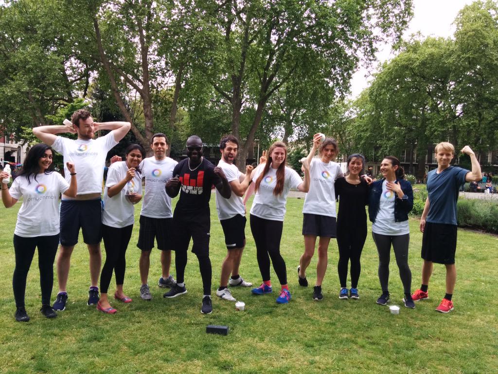 warlordfitness's tweet photo. Fantastic day with @LDNFitnessGirl @SomuchmoreUK @OurParksUK #besomuchmore #LunchBoost http://t.co/3EoALzTobB