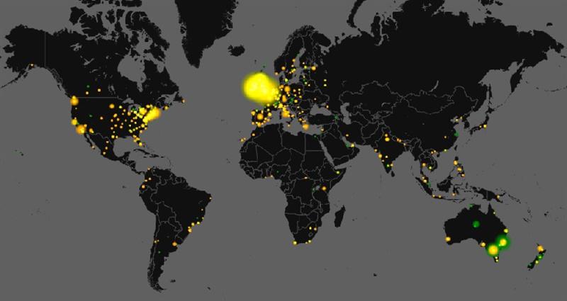 RTUKnews's tweet photo. Here's an interactive map of the #hometovote trending worldwide http://t.co/9qKl8sAxTr http://t.co/aHSV58liIq