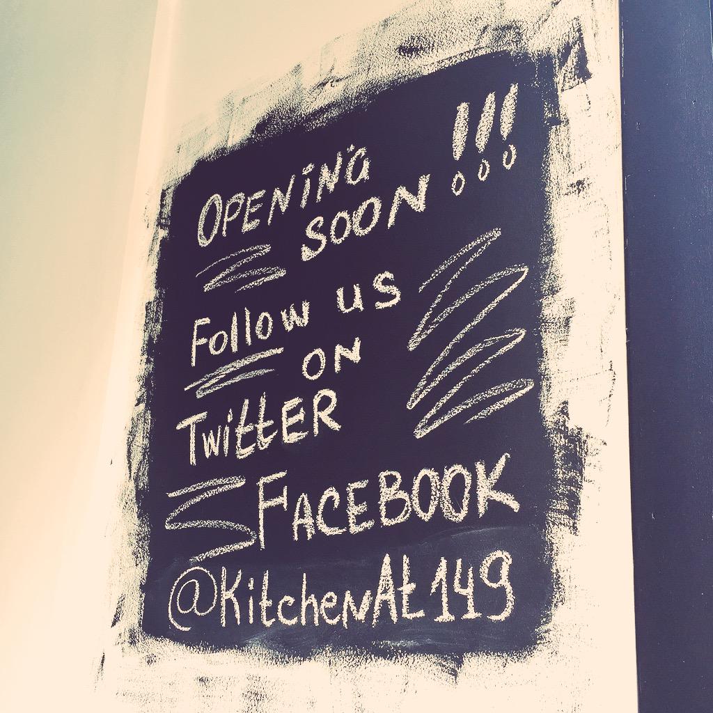 lilmanga's tweet photo. @KitchenAt149 looking forward to having a new cute cafe round the corner.. How soon do you open? http://t.co/S1FOvma28h